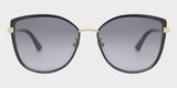 Gucci GG0589SK-001 57 Women’s Sunglasses | Black/Gold Metal Frame | Authentic Luxury
