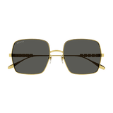 Gucci GG1434S‑001 57 Women’s Sunglasses | Gold Metal Frame | Authentic Luxury (UPC 889652441429)