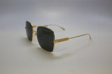 Gucci GG1434S‑001 57 Women’s Sunglasses | Gold Metal Frame | Authentic Luxury (UPC 889652441429)