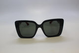 Gucci GG1861S-001 53mm Women’s Sunglasses – Black Recycled Frame, Gray Lenses