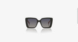 Gucci GG1861S-001 53mm Women’s Sunglasses – Black Recycled Frame, Gray Lenses