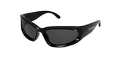 BALENCIAGA BB0408S-001 58 SUNGLASS MAN RECYCLED ACE