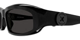 BALENCIAGA BB0408S-001 58 SUNGLASS MAN RECYCLED ACE