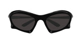 Balenciaga BB0229S-001 Men’s Sunglasses – Bio-Injection Frame, 59mm