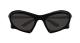 Balenciaga BB0229S-001 Men’s Sunglasses – Bio-Injection Frame, 59mm