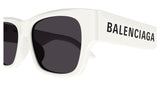 Balenciaga BB0262SA-003 Unisex Sunglasses – Recycled Acetate, 56mm