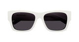 Balenciaga BB0262SA-003 Unisex Sunglasses – Recycled Acetate, 56mm