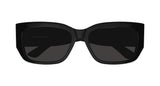 Balenciaga BB0331SK-001 Unisex Sunglasses – Recycled Acetate, 56mm