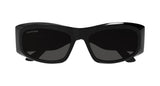 Balenciaga BB0395S-001 Women’s Sunglasses – Recycled Acetate, 60mm