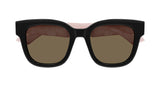 Gucci GG0998S-005 52 Women’s Sunglasses | Black/Pink Pearl Frame | Authentic Luxury (UPC 889652356174)