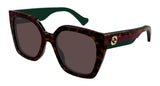 Gucci GG1300S‑002 55 Women’s Sunglasses | Havana Recycled Acetate Frame | Authentic Luxury (UPC 889652415352)