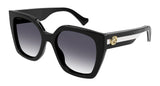 Gucci GG1300S‑004 55 Women’s Sunglasses | Black Recycled Acetate Frame | Authentic Luxury (UPC 889652415376)
