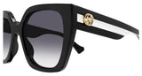 Gucci GG1300S‑004 55 Women’s Sunglasses | Black Recycled Acetate Frame | Authentic Luxury (UPC 889652415376)