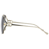 Gucci GG1322SA‑001 64 Women’s Sunglasses | Gold Metal Frame | Authentic Luxury (UPC 889652414416)