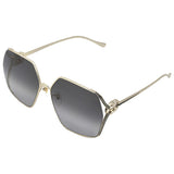 Gucci GG1322SA‑001 64 Women’s Sunglasses | Gold Metal Frame | Authentic Luxury (UPC 889652414416)