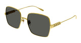 Gucci GG1434S‑001 57 Women’s Sunglasses | Gold Metal Frame | Authentic Luxury (UPC 889652441429)