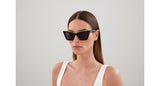 Saint Laurent SL 570‑001 54 Sunglasses (Women’s, Recycled Acetate 889652418216