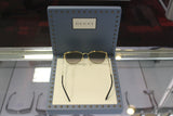 Gucci GG0589SK-001 57 Women’s Sunglasses | Black/Gold Metal Frame | Authentic Luxury