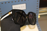 Gucci GG1300S‑004 55 Women’s Sunglasses | Black Recycled Acetate Frame | Authentic Luxury (UPC 889652415376)
