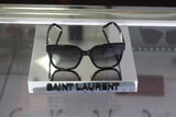 Saint Laurent SL M105/F‑002 55 Black Women’s Sunglasses | Recycled Acetate