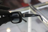 Saint Laurent SL M130‑002 53 Women’s Sunglasses | Black Frame | Recycled Acetate